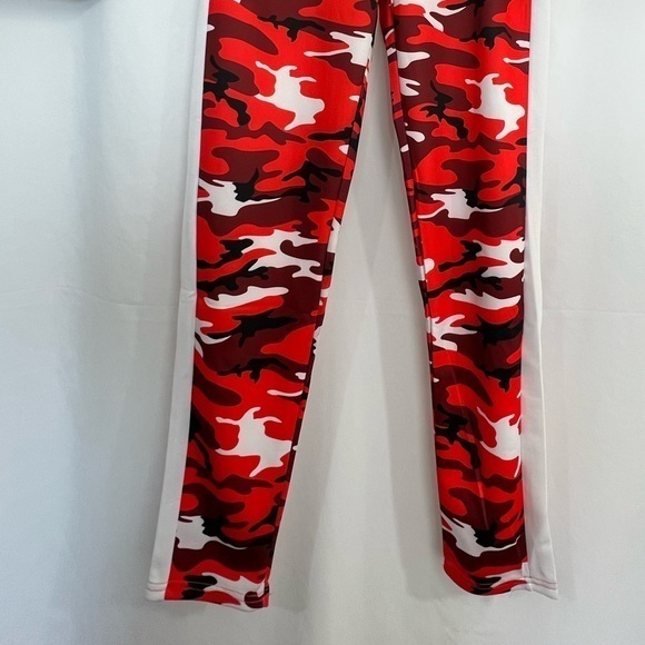 Desert Camo Orange Joggers Large Designer Camouflage Pinstripe Sweat Pants🩸 - Picture 2 of 10